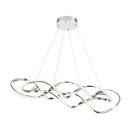 Dweled Interlace 39in LED Pendant 3000K in Chrome PD-478